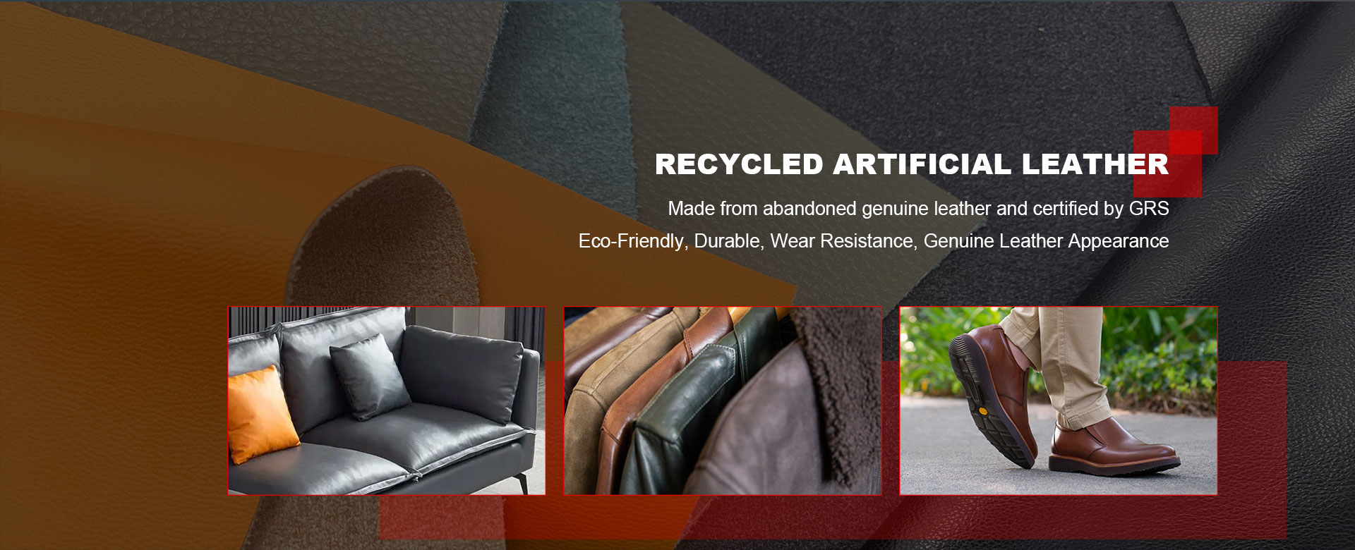 Fábrica de couro artificial reciclado